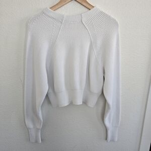 Free People White Women's Crew Neck Sweater Size XS